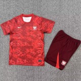 26/27 Poland Away kids kit