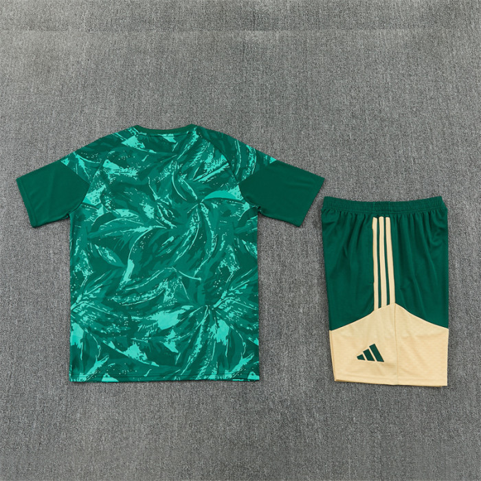 26/27 Real Madrid kids Short sleeve training suit green