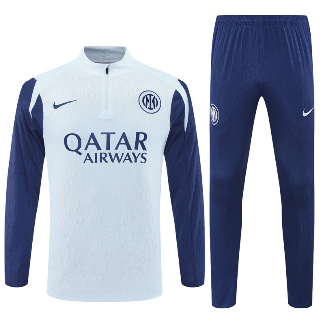 25/26 inter milan kids training suit light gray