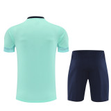 25/26 Marseille kids Short sleeve training suit Light Blue