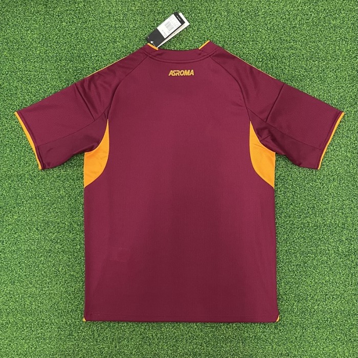 25/26 Roma home football jersey