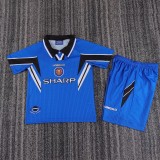 Retro 1998 Manchester United third kids kit