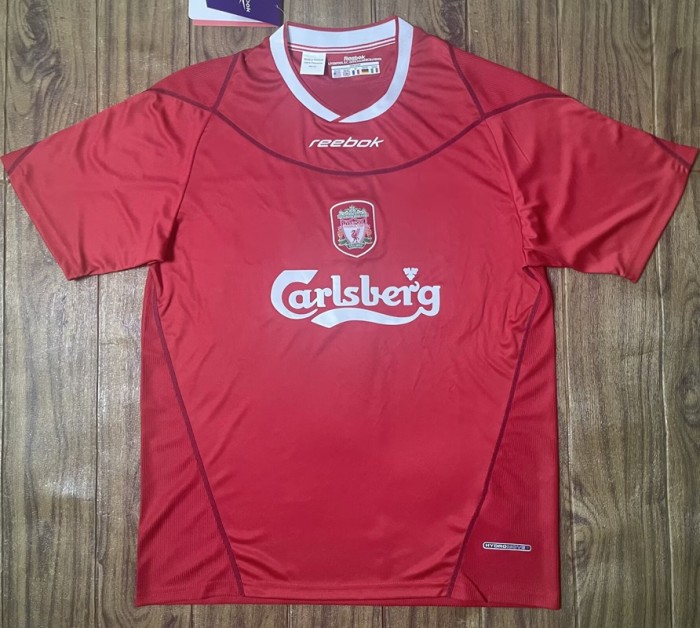 Retro 02/04 Liverpool home football Jersey