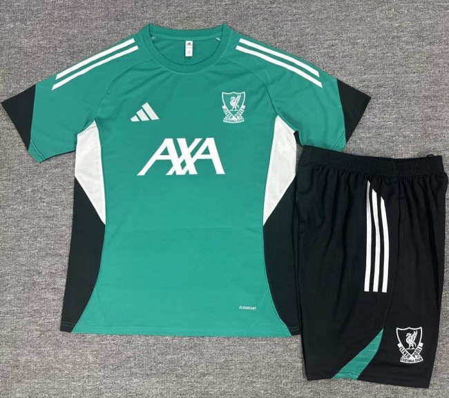 25/26 Liverpool Short sleeve training suit green