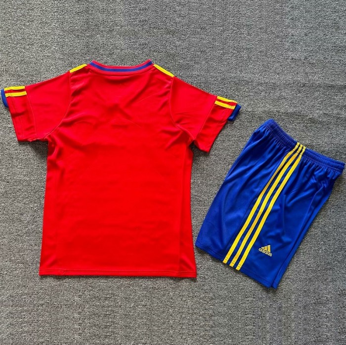 Retro 2010 Spain home kids kit