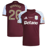 25/26 Aston Villa home UEFA Europa League Winners football jersey