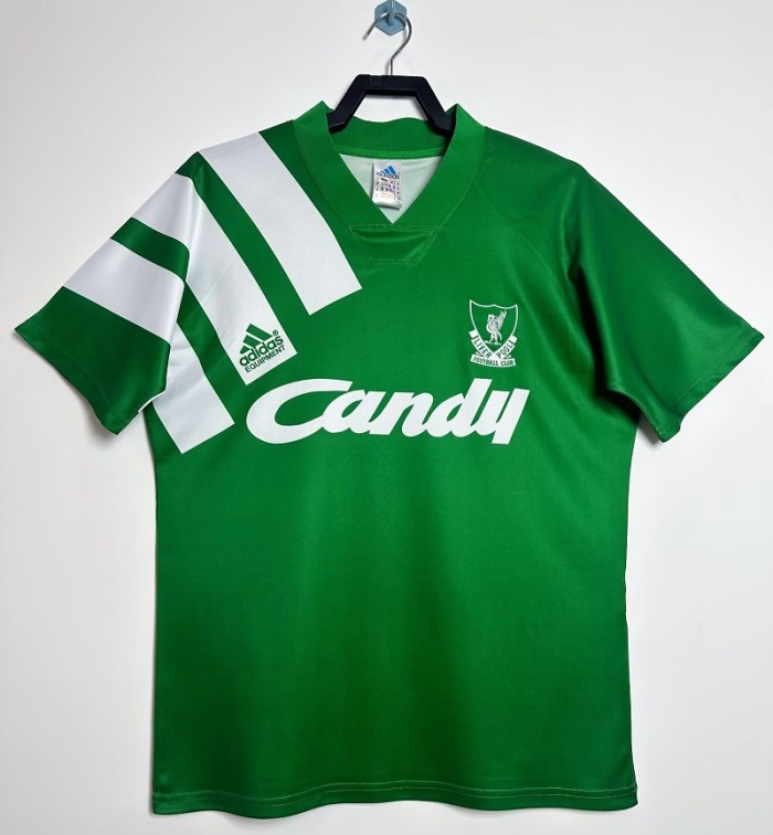 Retro 91/92 Liverpool away football shirt