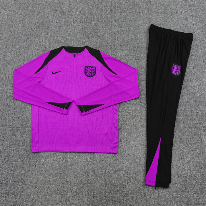 25/26 England kids training suit purple