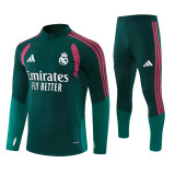 26/27 Real Madrid Kids training suit dark green