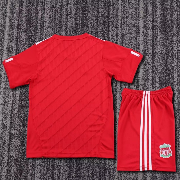 Retro 2010 liverpool home kids kit