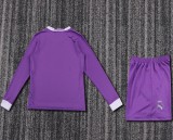 Retro 16/17 Real Madrid Away kids kit long sleeves
