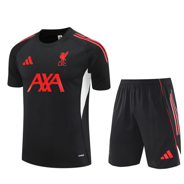 25/26 Liverpool Short sleeve training suit black