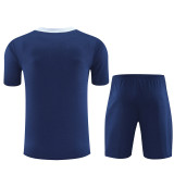 25/26 inter milan short sleeved  Kids training kit royal blue