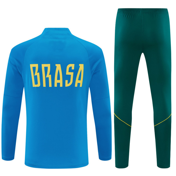 26/27 Brazil Kids training suit sky blue