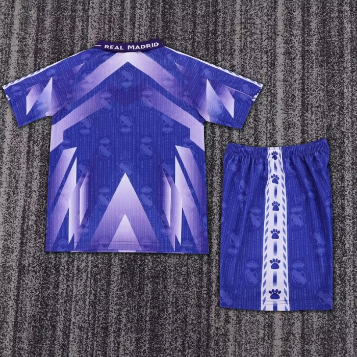 Retro 96/97 Real Madrid Away kids kit