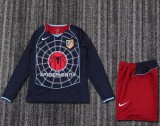 Retro 04/05 Atletico Madrid Away kids kit long sleeves