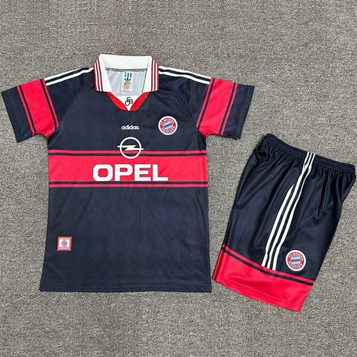 Retro 97/99 bayern munich home kids kit
