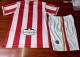 26/27 Gijon home Kids kit jerseys.
