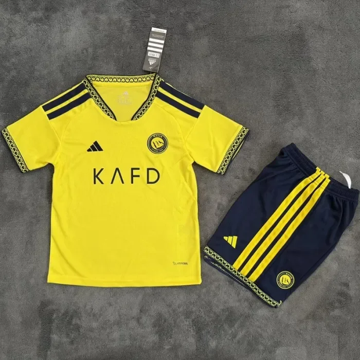 26/27Al Nassr home kids kit