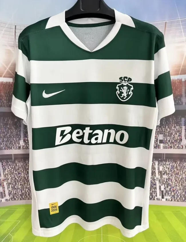 26/27 Sporting Lisbon home football Jersey