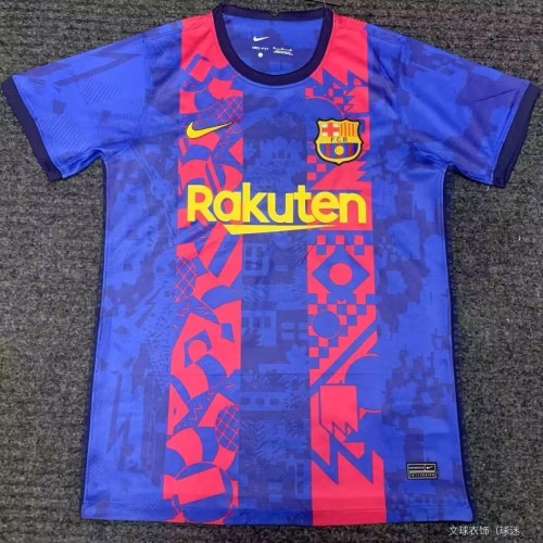 Retro 21/22 Barcelona home football Jersey