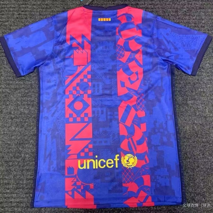 Retro 21/22 Barcelona home football Jersey