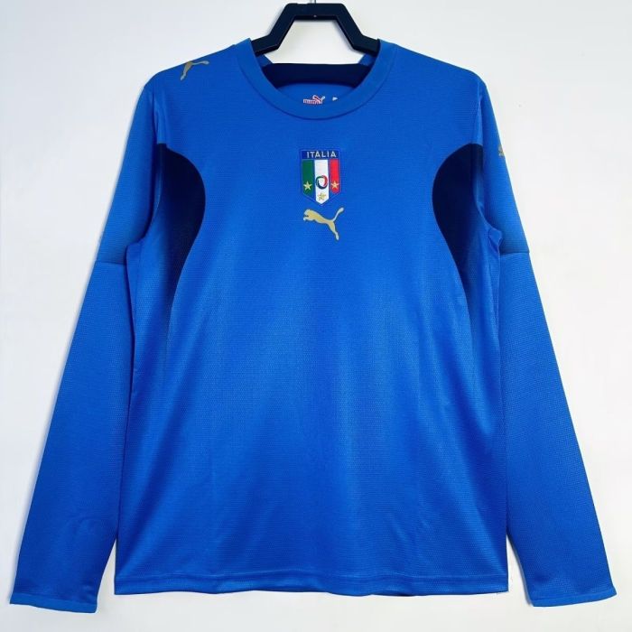 Retro Italy 2006 home long sleeved shirt