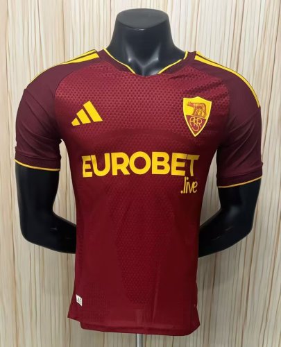 26/27 Roma home Player version football jersey