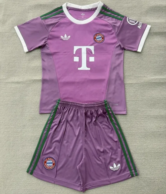 26/27 bayern munich Goalkeeper kids kit Purple