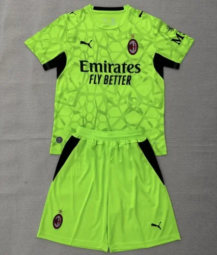 26/27 AC milan goalkeeper Adult Set green