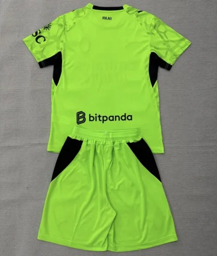 26/27 AC milan goalkeeper Adult Set green