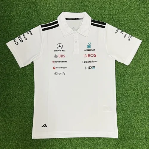 2026 Mercedes F1 Polo white