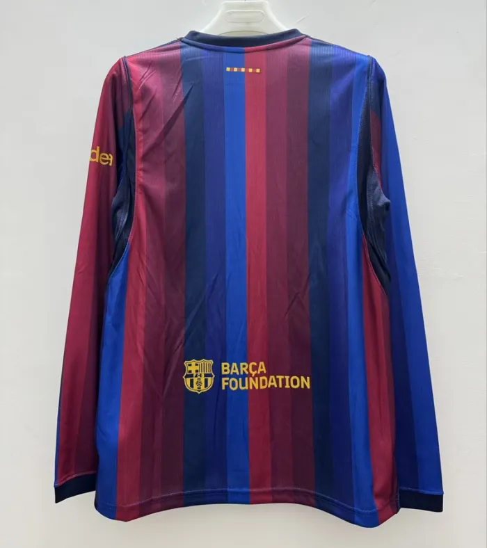 26/27 Barcelona home long sleeves football Jersey