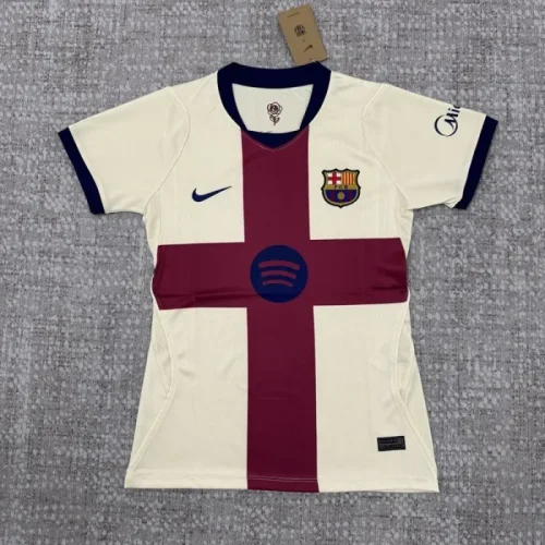 26/27 Barcelona Fourth women's football Jersey