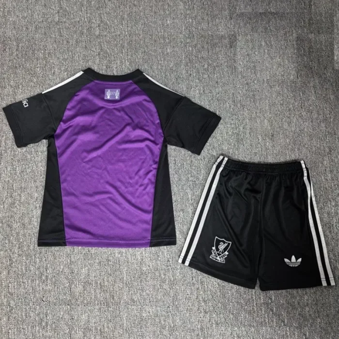 26/27 Liverpool goalkeeper kids kit Purple