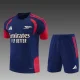 26/27 Arsenal Short sleeve training Adult suit Royal Blue
