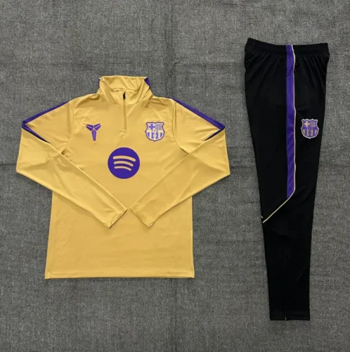 26/27 Barcelona Adult training suit golden