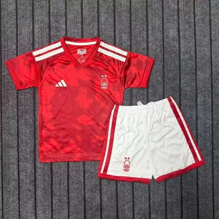 26/27 Nottingham Forest home kids kit