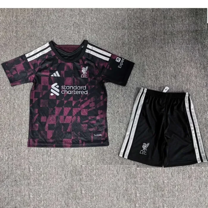 26/27 liverpool third kids kit
