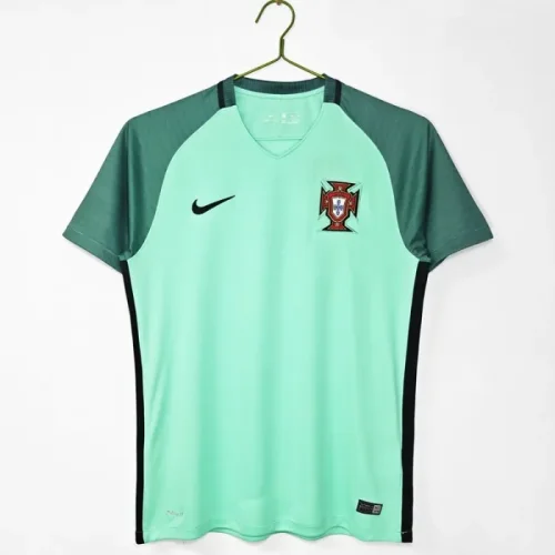 Retro Portugal 2016 Away football Jersey