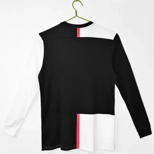 Retro 19/20 Juventus home football Jersey Long sleeves