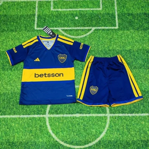 26/27 Boca Juniors home kids kit