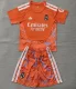 26/27 Real Madrid goalkeeper kids kit orange