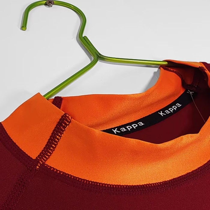 Retro 00/01 Roma home long sleeved football jersey