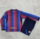 26/27 Barcelona home kids kit long sleeves