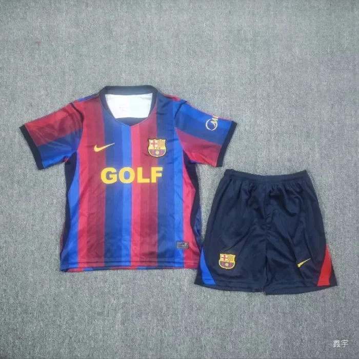 26/27 Barcelona home kids kit Special Edition