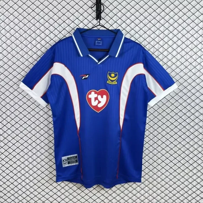 Retro 02/03 Portsmouth home football jersey