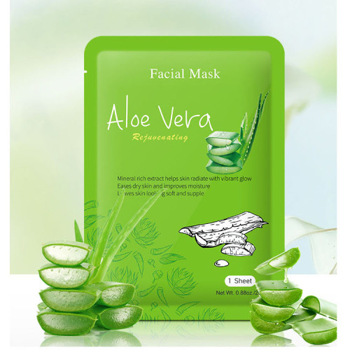 Fruit Mask Hot Sales Green Tea Hyaluronic Acid Moisturizing Brightening Sheet Facial Mask