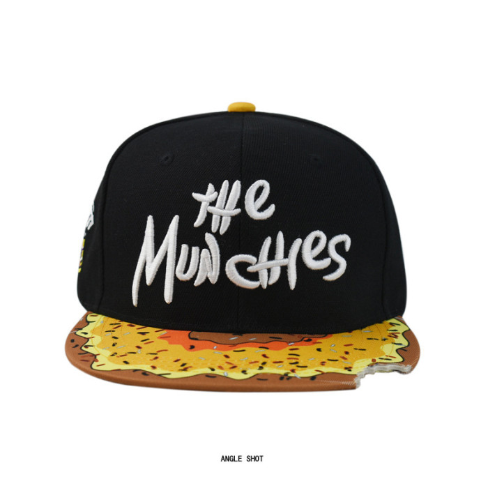 Adjustable Notched Donut Flat Baseball Cap Hip Hop Hat Outdoor Travel Personality Hat