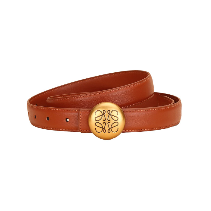 Genuine Leather Belts Black Taupe Khaki Brown Red Business Casual Elegant Versatile Trendy